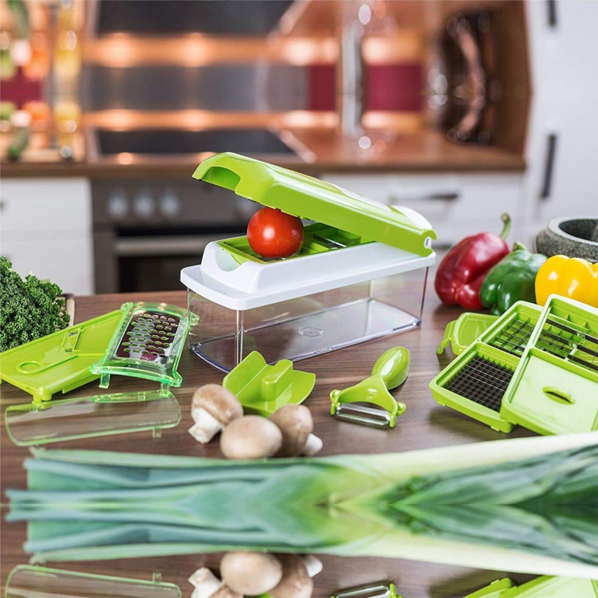 gegevens Flipper trechter Nicer Dicer Plus | Fruit vegetable slicer | Food-Chopper PRO | Kitchen-Cutter  Dicer – Buy From Adaise